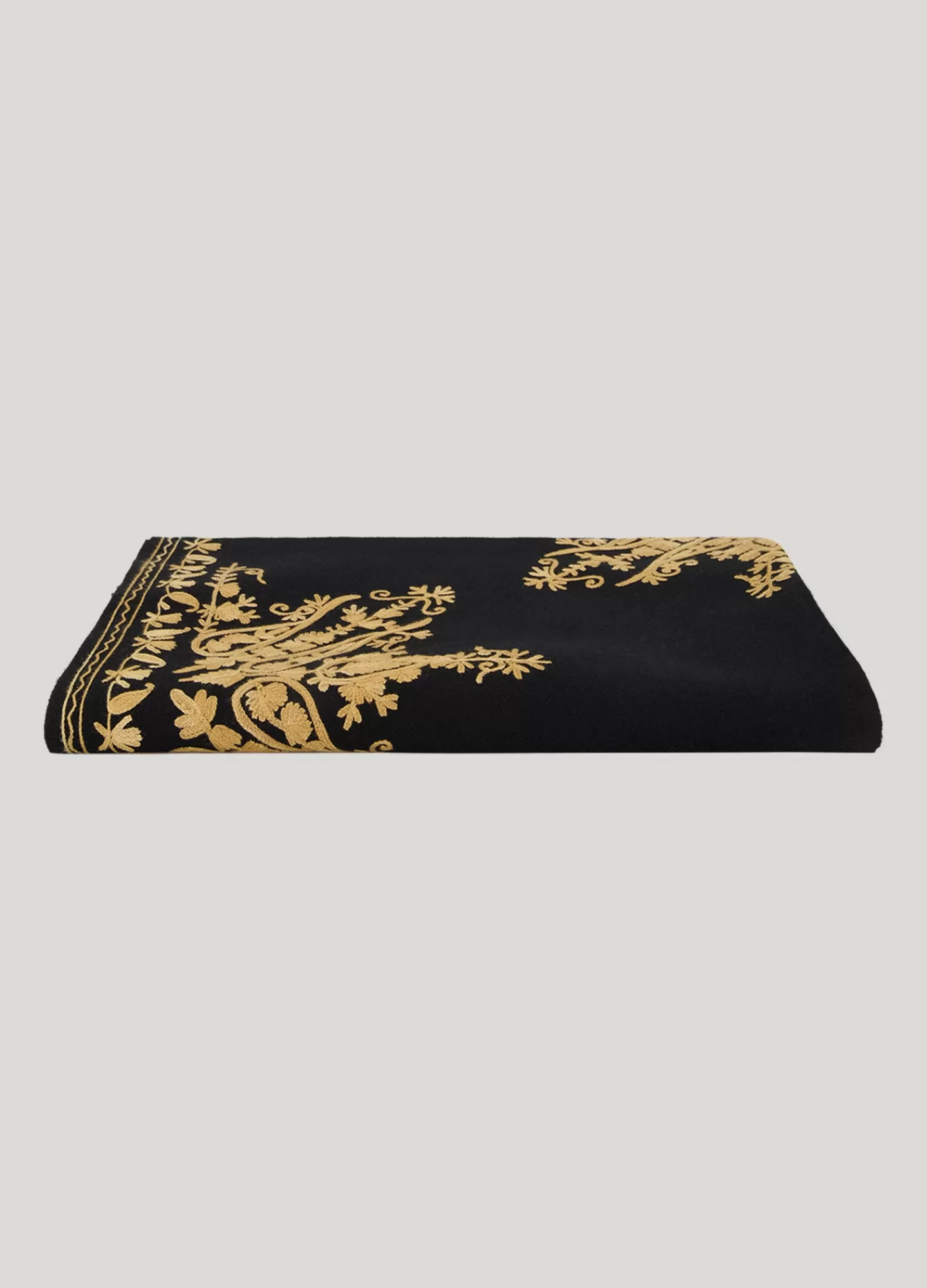Accessoires>Summum Sjaal Gouden Borduur Zwart