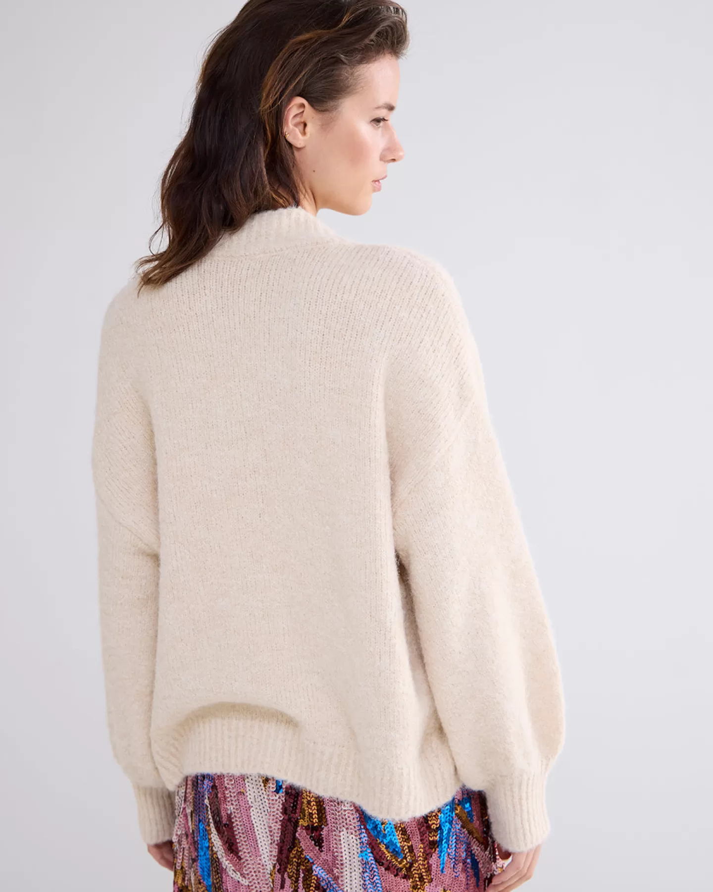 Truien & Vesten>Summum Vest Met Broches Crème